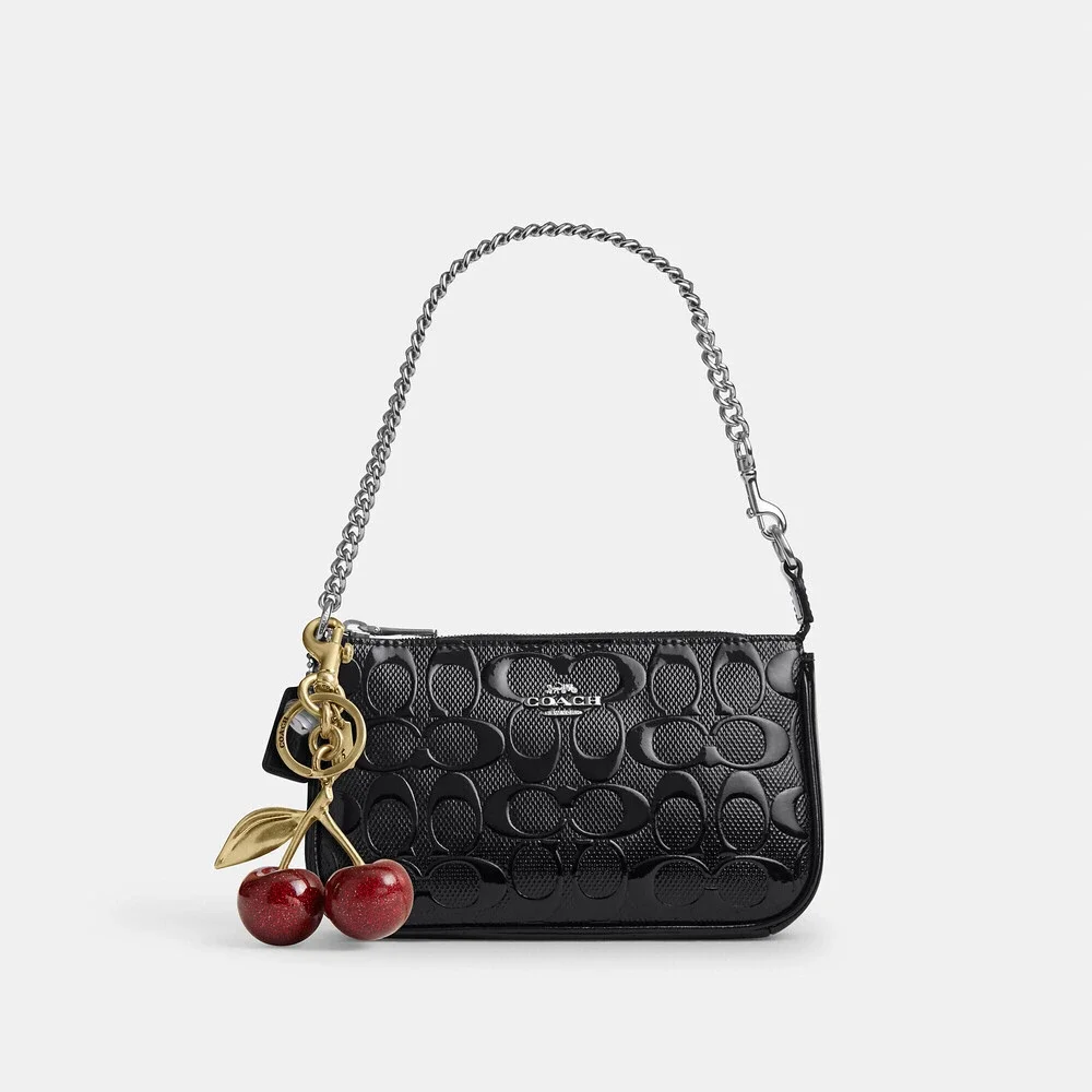 Coach Outlet Nolita 19 In Signature Leather With Heart Charm - Picture 2 of 3